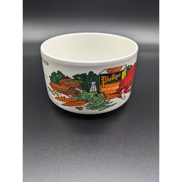 Chesapeake Bay Maryland Crab Soup Recipe Mug/Cup/Bowl TRAUB EUC - Picture 3 of 6